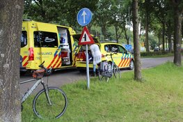 Vrouw gewond na val van fiets