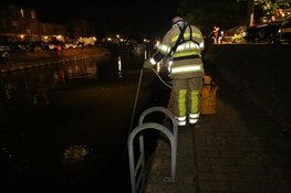 Duikactie door de brandweer na aantreffen bootje