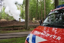 Brandje Huizen snel onder controle