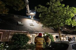 Kat vast in schoorsteenkanaal in Huizen