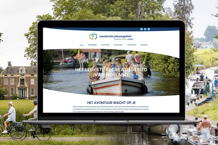 Lokale ondernemers vieren de lancering van een online platform ter promotie van het Loosdrechts plassengebied
