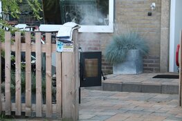 Incident met palletkachel zorgt voor fikse rookontwikkeling