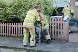 Incident met palletkachel zorgt voor fikse rookontwikkeling
