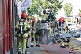 Brand in dak boven New York Pizza Bussum