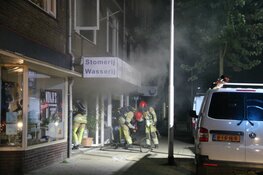 Flinke brand bij stomerij in Bussum