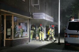 Flinke brand bij stomerij in Bussum