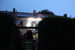 Dakgoot komt naar beneden tijdens noodweer