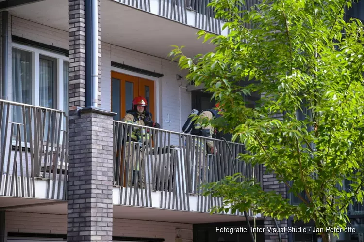 Middelbrand Egelantiestraat in Hilversum
