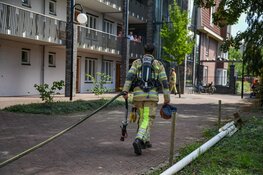 Middelbrand Egelantiestraat in Hilversum