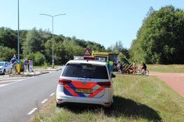 Fietser geschept in Blaricum
