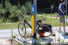 Fietser geschept in Blaricum