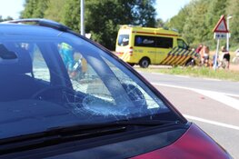 Fietser geschept in Blaricum