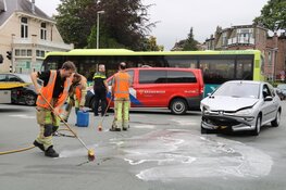 Flinke verkeerschaos in Bussum na ongeval op kruising