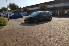 Auto total loss na incident in Bussum