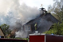 Grote woningbrand in Blaricum