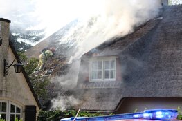 Grote woningbrand in Blaricum