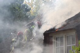 Grote woningbrand in Blaricum