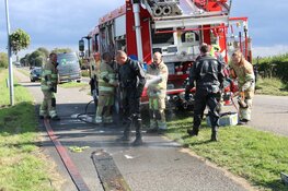 Brandweer redt paard uit diepe sloot in Nederhorst den Berg