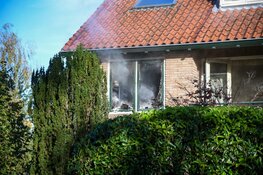 Brand in slaapkamer woning Loosdrecht