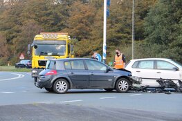 Ongeval met meerdere auto's in Bussum